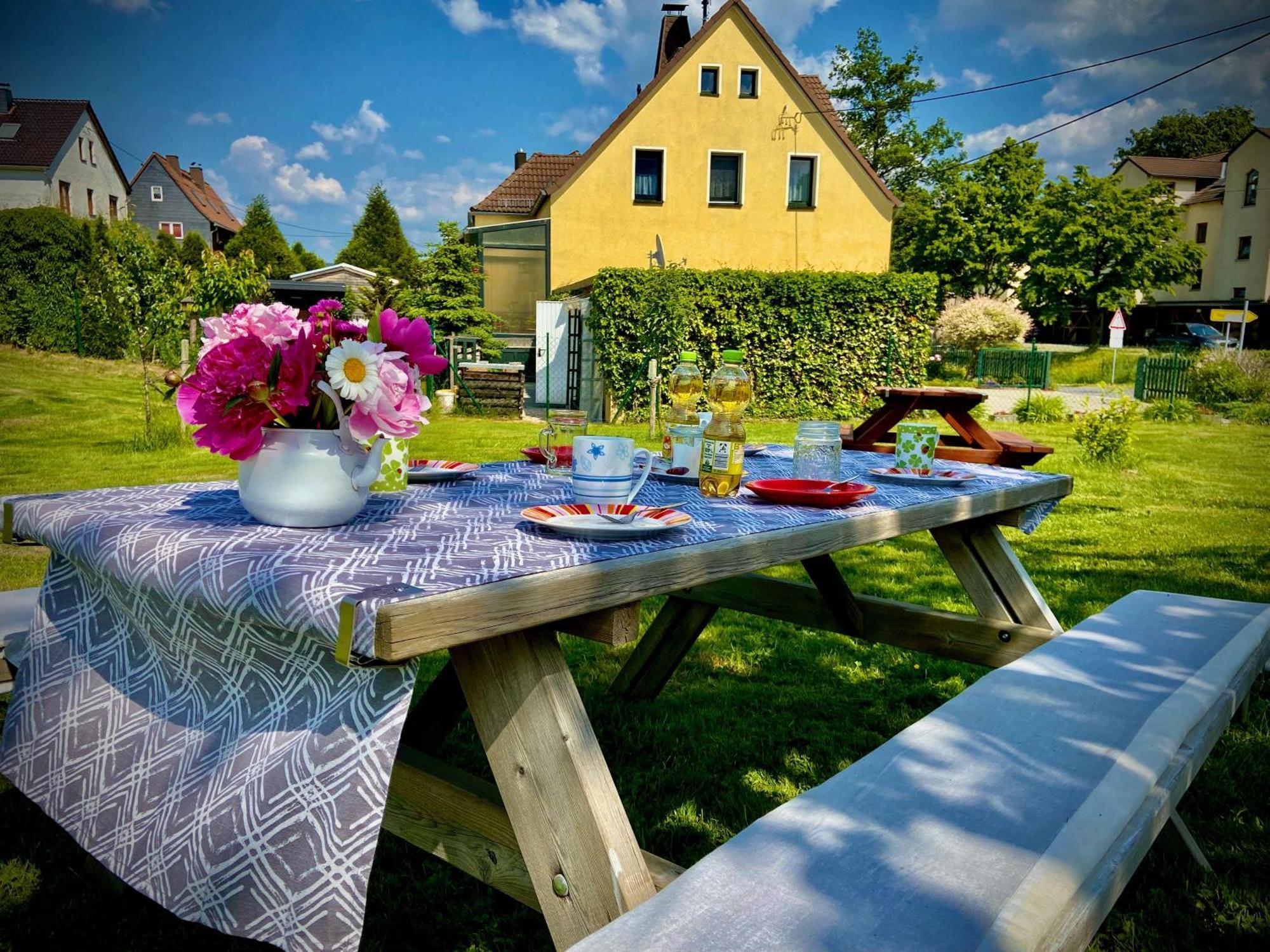Ferienwohnung-Familienidylle-Im-Vogtland-80Qm Neumark  Exteriör bild